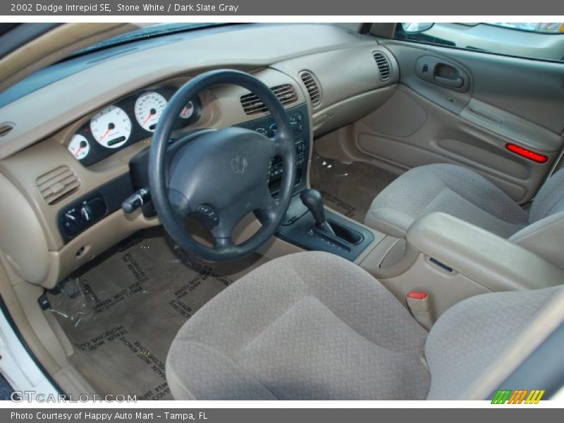 Stone White / Dark Slate Gray 2002 Dodge Intrepid SE