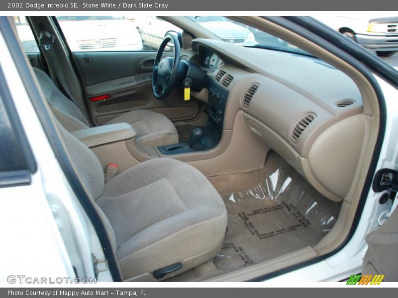 Stone White / Dark Slate Gray 2002 Dodge Intrepid SE