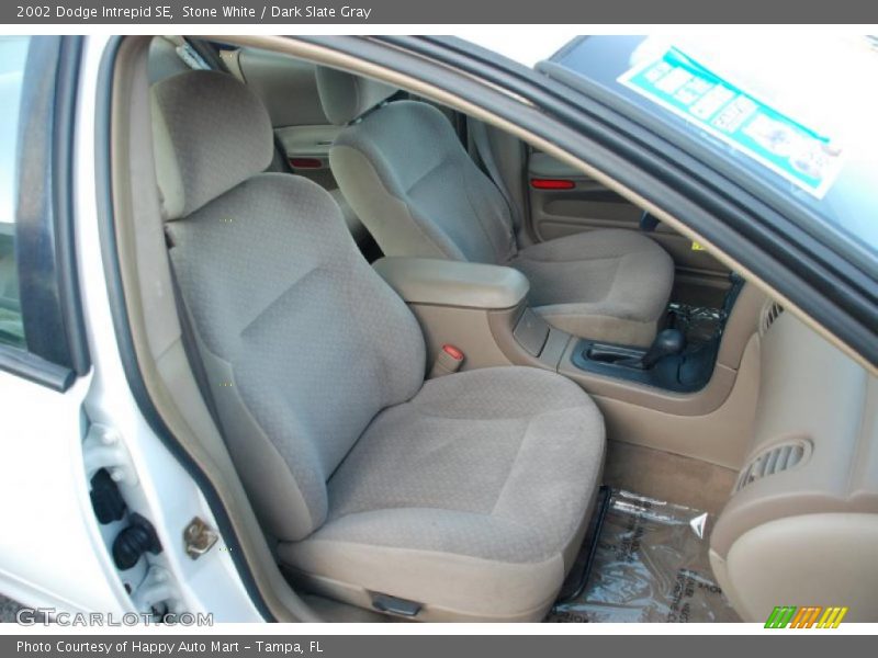 Stone White / Dark Slate Gray 2002 Dodge Intrepid SE