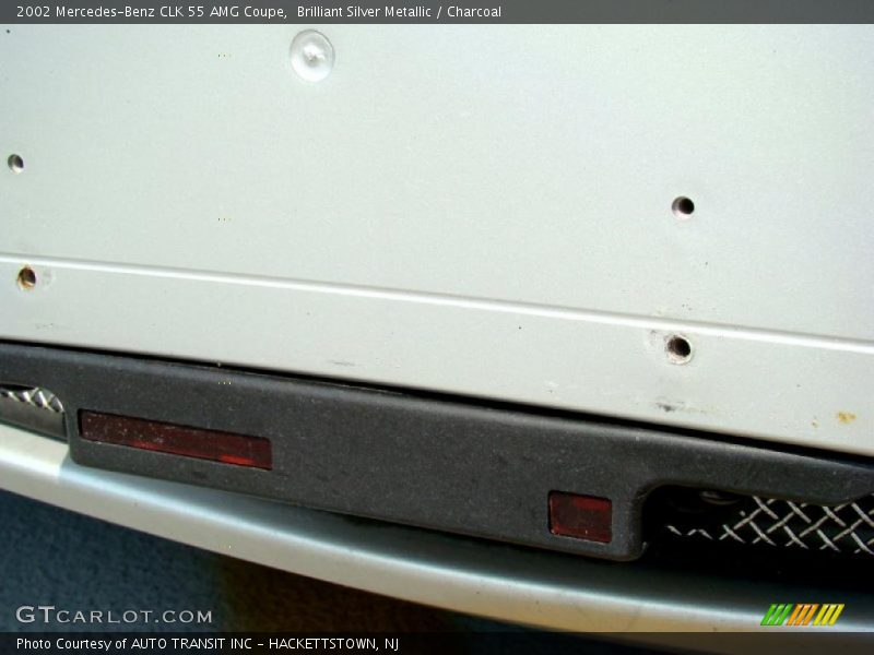 Brilliant Silver Metallic / Charcoal 2002 Mercedes-Benz CLK 55 AMG Coupe