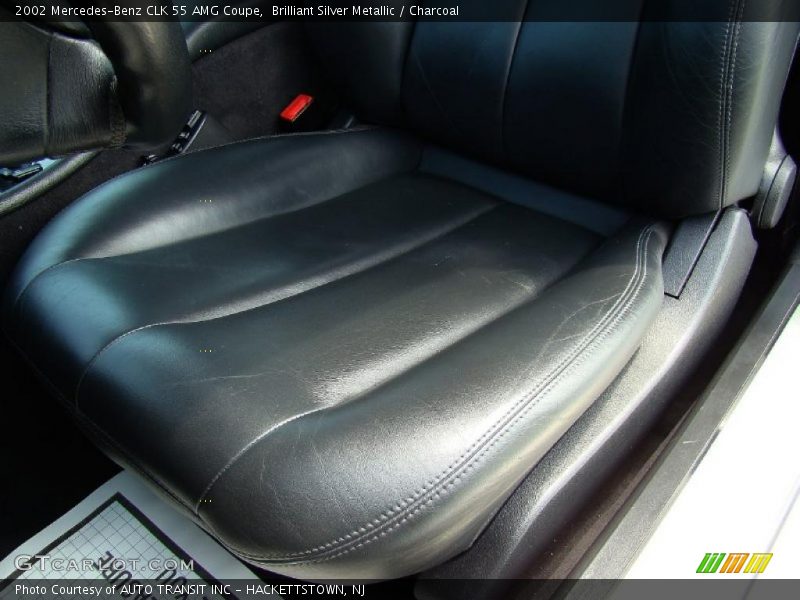 Brilliant Silver Metallic / Charcoal 2002 Mercedes-Benz CLK 55 AMG Coupe
