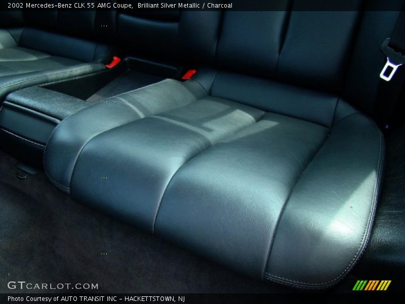 Brilliant Silver Metallic / Charcoal 2002 Mercedes-Benz CLK 55 AMG Coupe