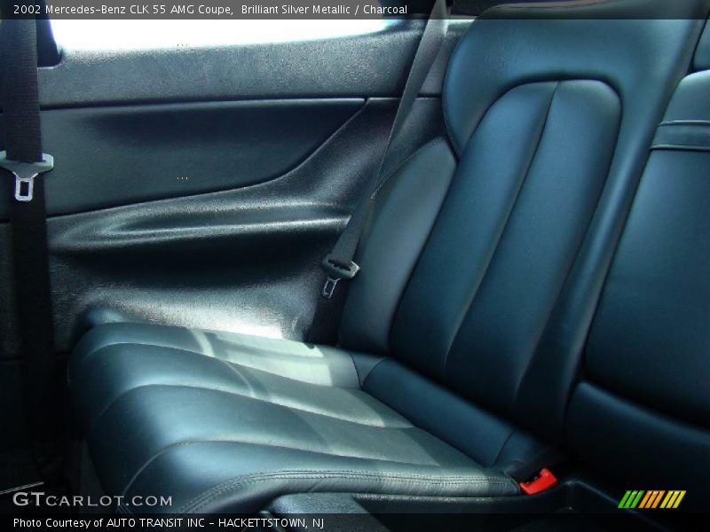 Brilliant Silver Metallic / Charcoal 2002 Mercedes-Benz CLK 55 AMG Coupe