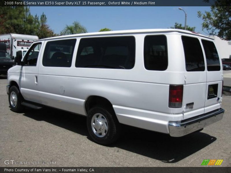Oxford White / Medium Flint 2008 Ford E Series Van E350 Super Duty XLT 15 Passenger