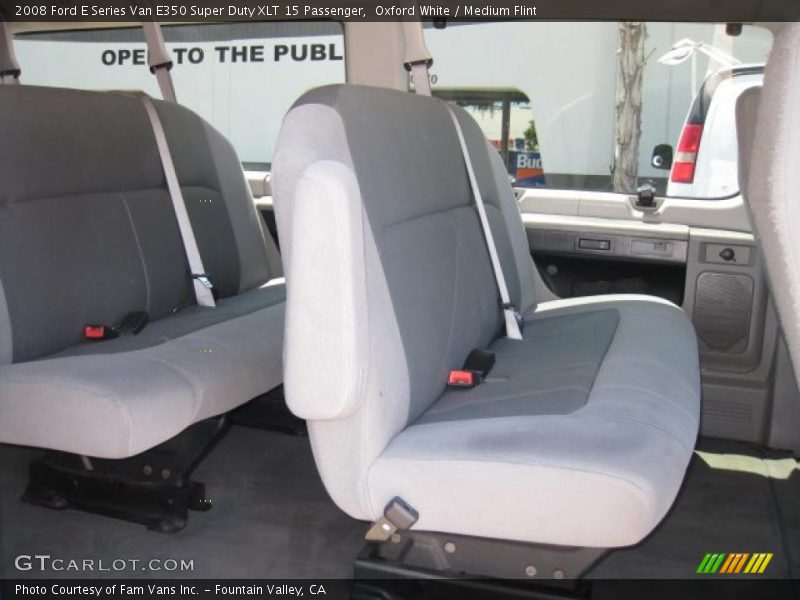 Oxford White / Medium Flint 2008 Ford E Series Van E350 Super Duty XLT 15 Passenger
