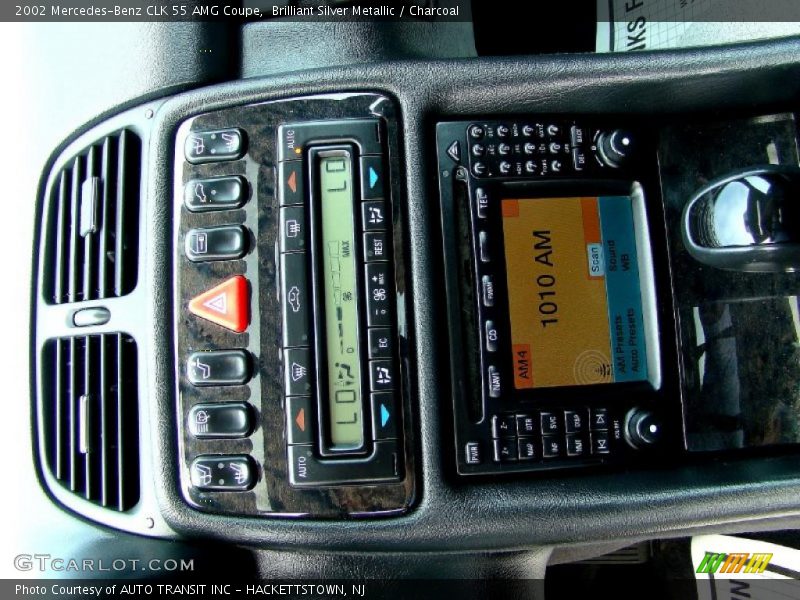 Brilliant Silver Metallic / Charcoal 2002 Mercedes-Benz CLK 55 AMG Coupe