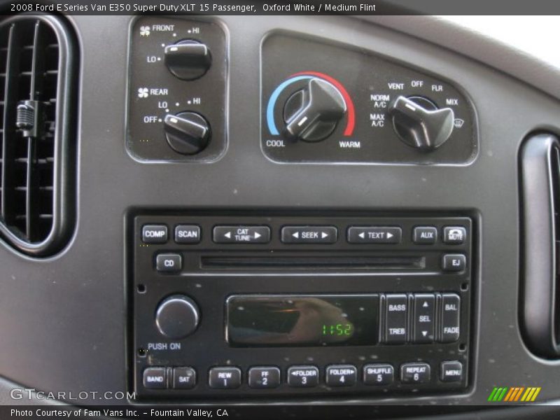 Oxford White / Medium Flint 2008 Ford E Series Van E350 Super Duty XLT 15 Passenger