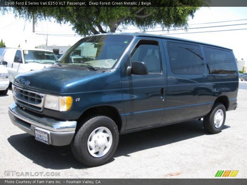 Front 3/4 View of 1998 E Series Van E350 XLT Passenger