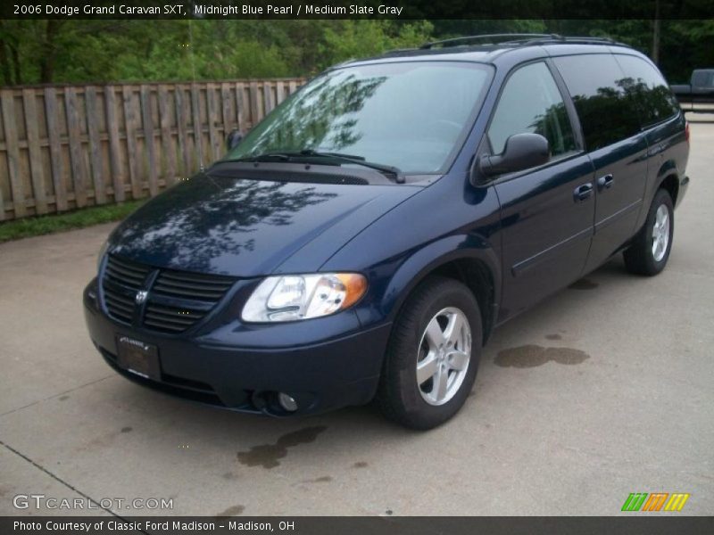 Midnight Blue Pearl / Medium Slate Gray 2006 Dodge Grand Caravan SXT