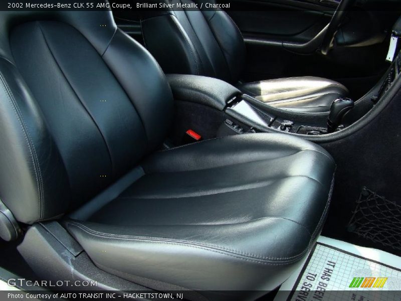 Brilliant Silver Metallic / Charcoal 2002 Mercedes-Benz CLK 55 AMG Coupe