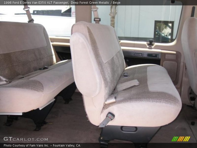  1998 E Series Van E350 XLT Passenger Beige Interior
