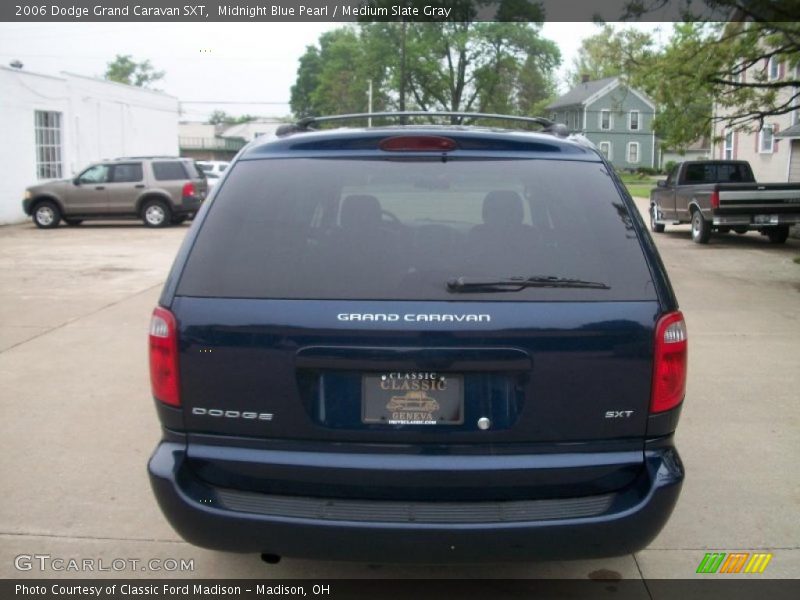 Midnight Blue Pearl / Medium Slate Gray 2006 Dodge Grand Caravan SXT