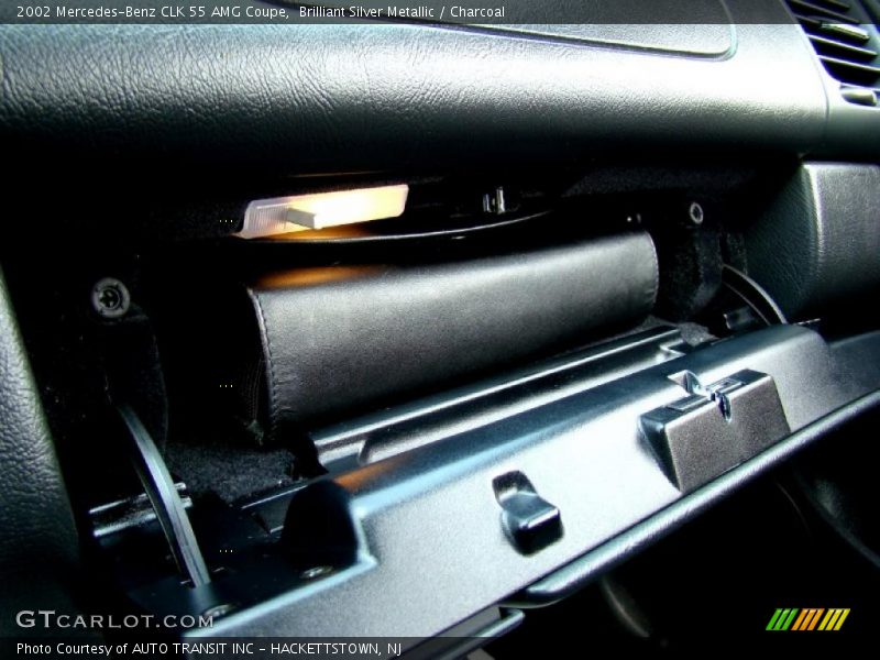 Brilliant Silver Metallic / Charcoal 2002 Mercedes-Benz CLK 55 AMG Coupe