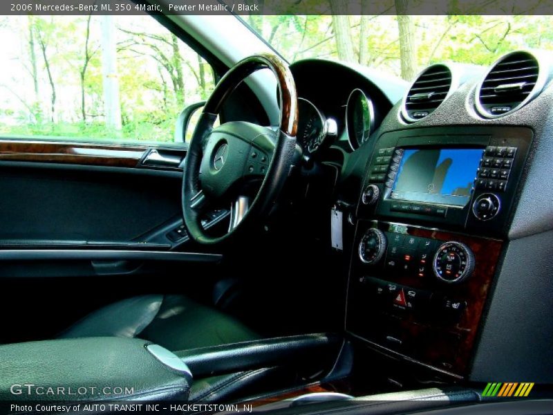 Pewter Metallic / Black 2006 Mercedes-Benz ML 350 4Matic
