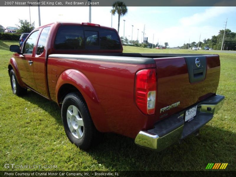 Red Brawn / Desert 2007 Nissan Frontier SE King Cab