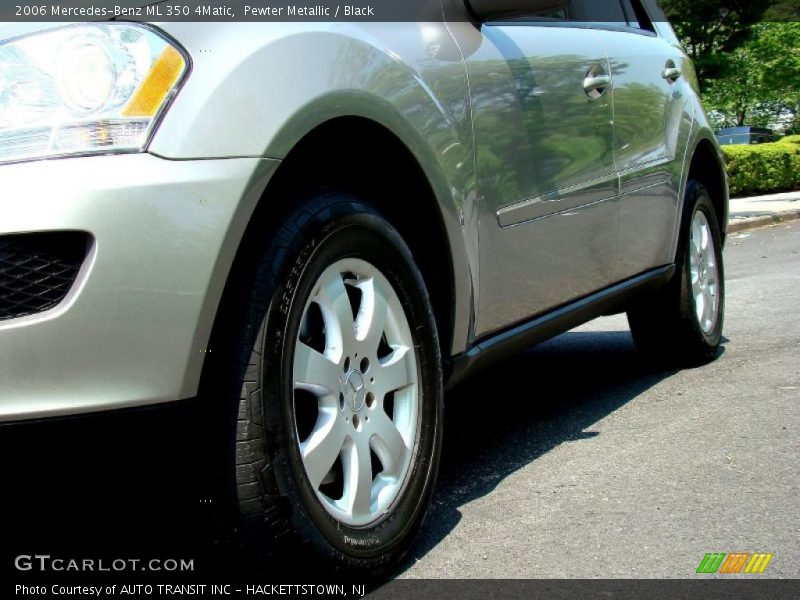 Pewter Metallic / Black 2006 Mercedes-Benz ML 350 4Matic