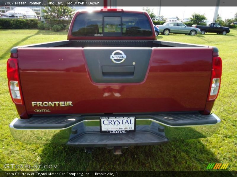 Red Brawn / Desert 2007 Nissan Frontier SE King Cab
