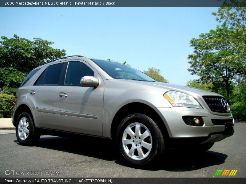 Pewter Metallic / Black 2006 Mercedes-Benz ML 350 4Matic