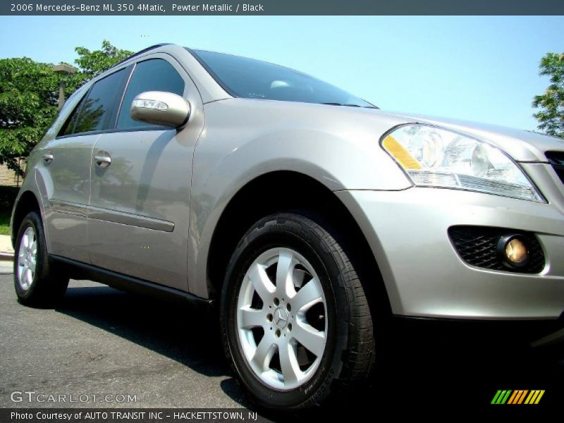 Pewter Metallic / Black 2006 Mercedes-Benz ML 350 4Matic