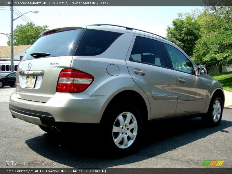 Pewter Metallic / Black 2006 Mercedes-Benz ML 350 4Matic