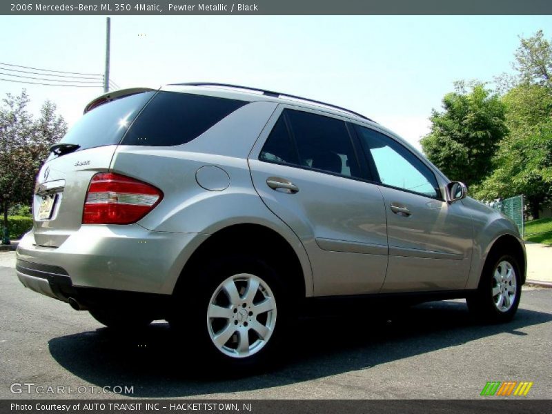 Pewter Metallic / Black 2006 Mercedes-Benz ML 350 4Matic
