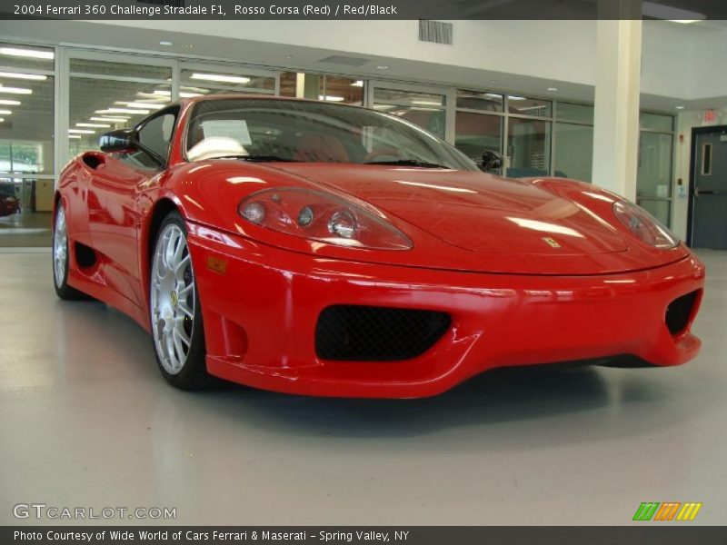 Rosso Corsa (Red) / Red/Black 2004 Ferrari 360 Challenge Stradale F1