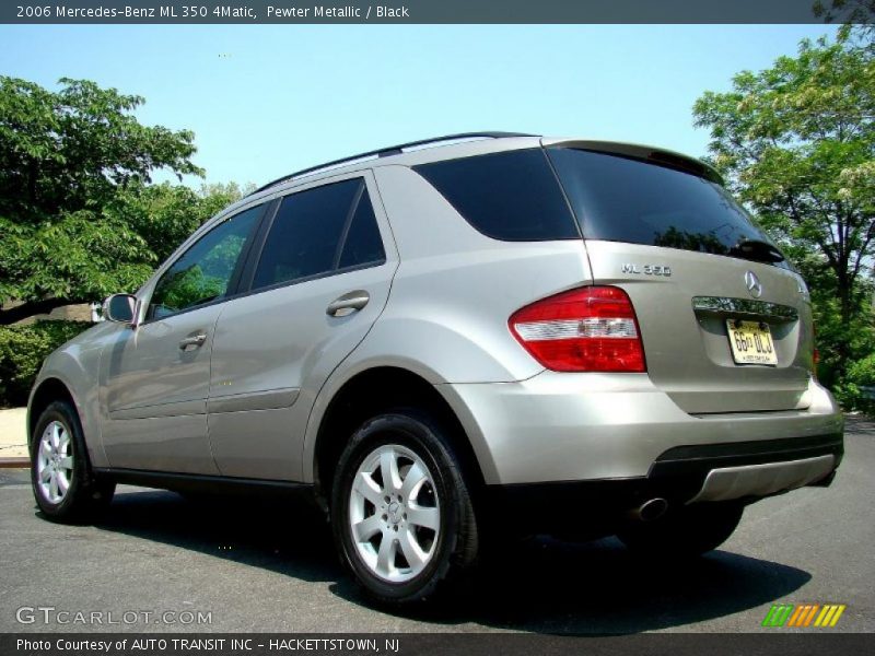 Pewter Metallic / Black 2006 Mercedes-Benz ML 350 4Matic