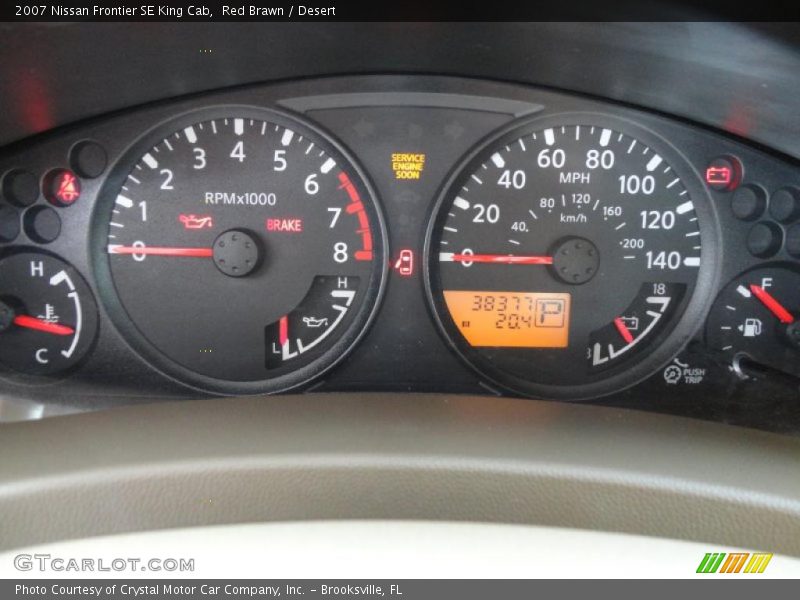 Red Brawn / Desert 2007 Nissan Frontier SE King Cab