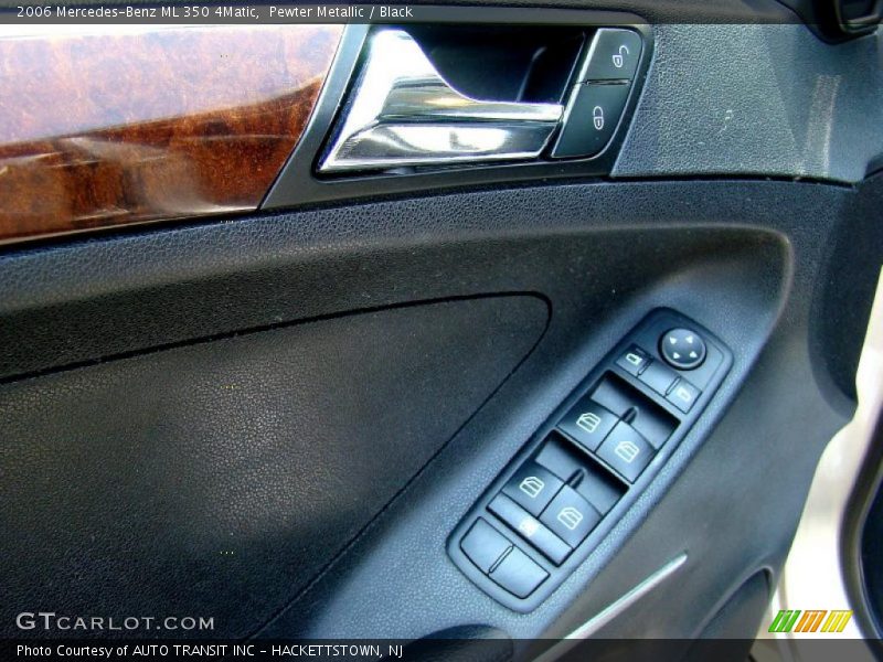 Pewter Metallic / Black 2006 Mercedes-Benz ML 350 4Matic