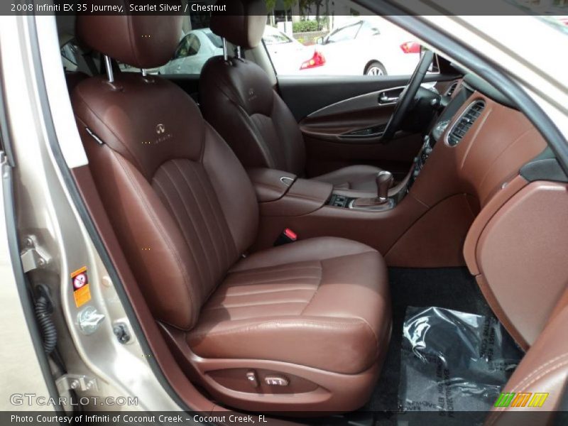  2008 EX 35 Journey Chestnut Interior