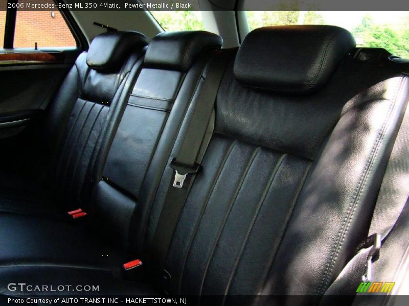 Pewter Metallic / Black 2006 Mercedes-Benz ML 350 4Matic