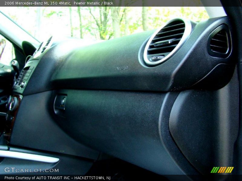 Pewter Metallic / Black 2006 Mercedes-Benz ML 350 4Matic