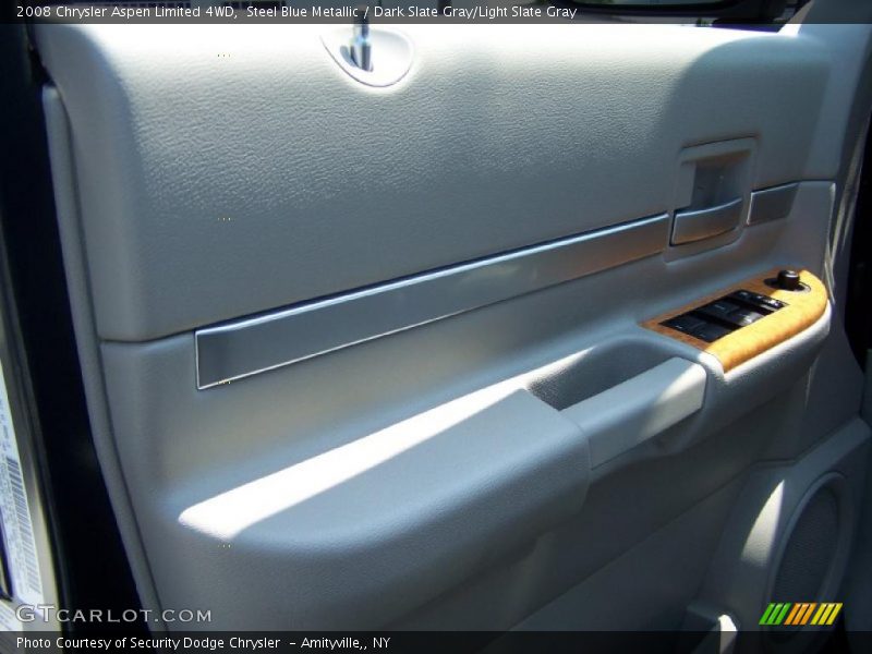 Steel Blue Metallic / Dark Slate Gray/Light Slate Gray 2008 Chrysler Aspen Limited 4WD