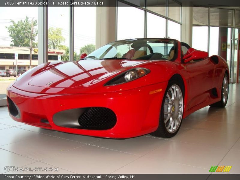 Front 3/4 View of 2005 F430 Spider F1