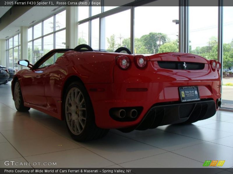 Rosso Corsa (Red) / Beige 2005 Ferrari F430 Spider F1