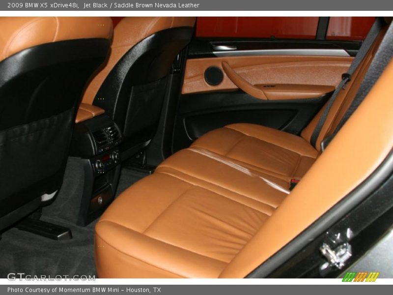 Jet Black / Saddle Brown Nevada Leather 2009 BMW X5 xDrive48i