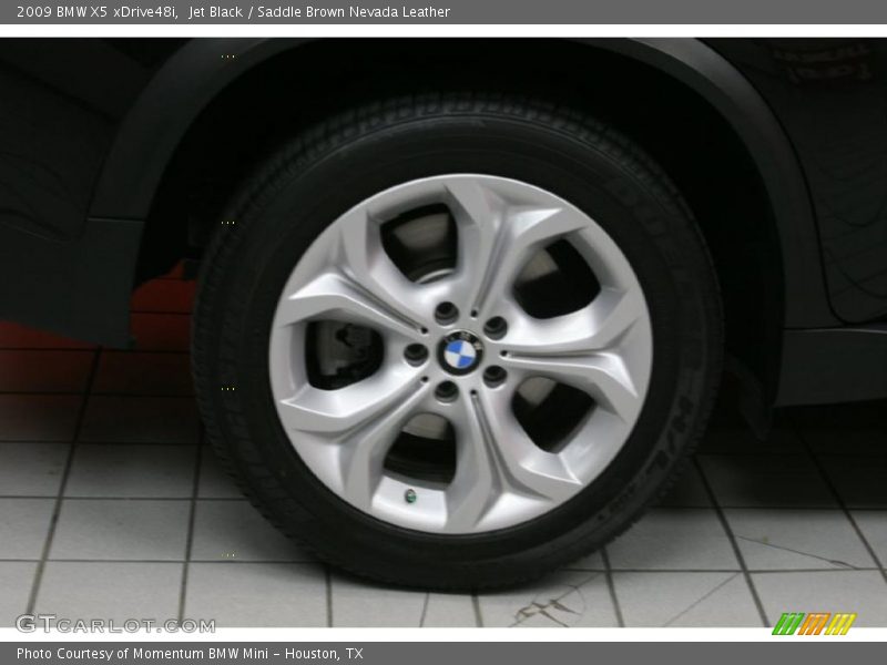 Jet Black / Saddle Brown Nevada Leather 2009 BMW X5 xDrive48i
