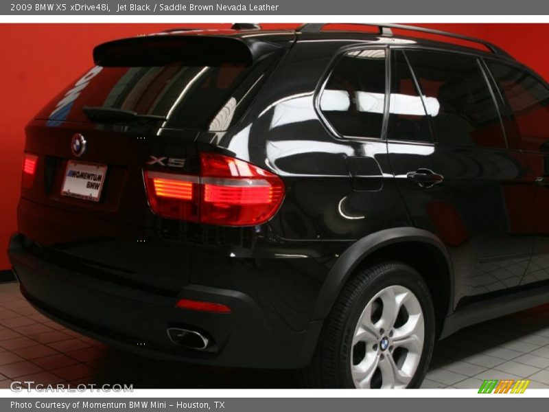 Jet Black / Saddle Brown Nevada Leather 2009 BMW X5 xDrive48i