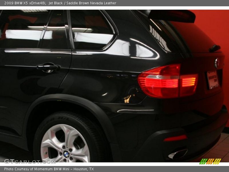 Jet Black / Saddle Brown Nevada Leather 2009 BMW X5 xDrive48i