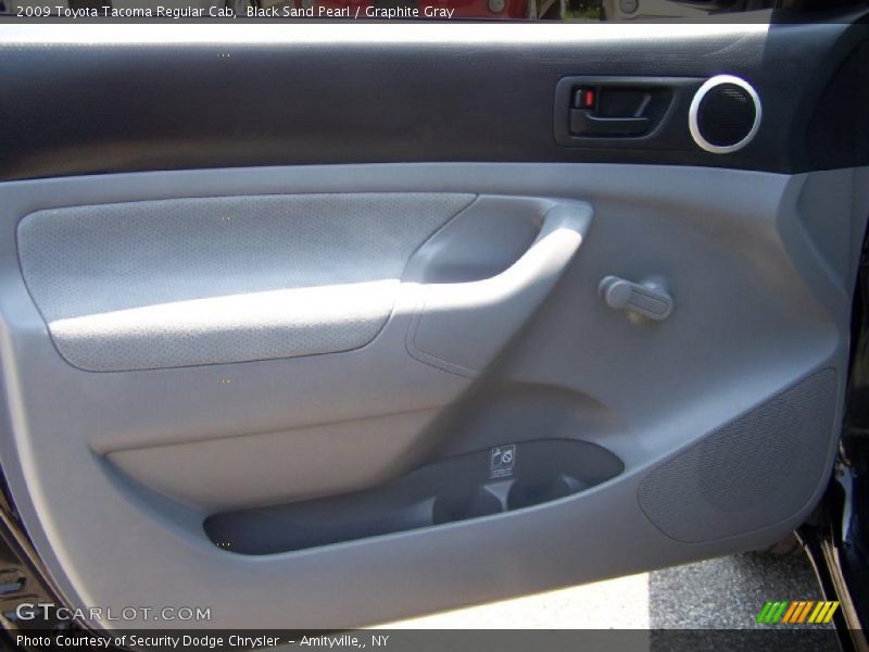 Black Sand Pearl / Graphite Gray 2009 Toyota Tacoma Regular Cab