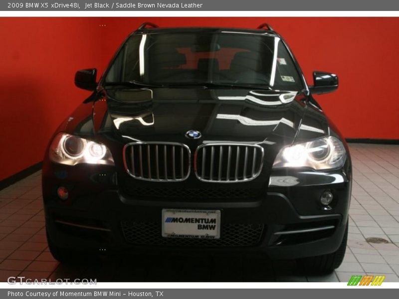 Jet Black / Saddle Brown Nevada Leather 2009 BMW X5 xDrive48i