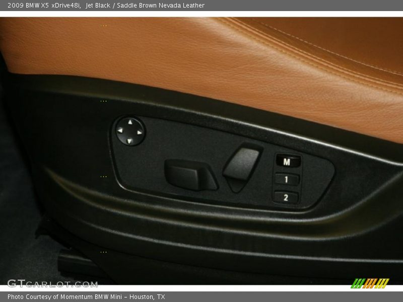 Jet Black / Saddle Brown Nevada Leather 2009 BMW X5 xDrive48i