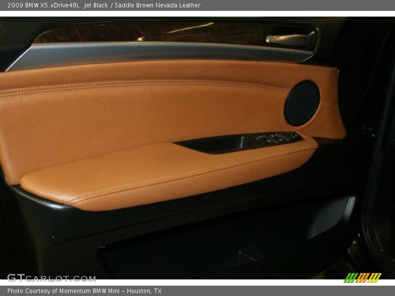 Jet Black / Saddle Brown Nevada Leather 2009 BMW X5 xDrive48i