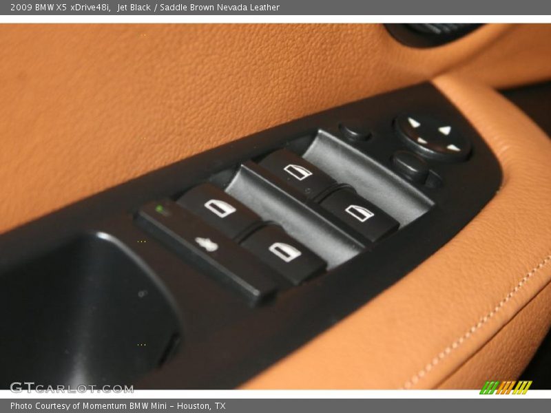 Jet Black / Saddle Brown Nevada Leather 2009 BMW X5 xDrive48i