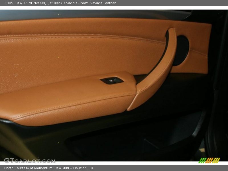 Jet Black / Saddle Brown Nevada Leather 2009 BMW X5 xDrive48i