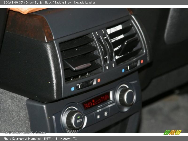 Jet Black / Saddle Brown Nevada Leather 2009 BMW X5 xDrive48i