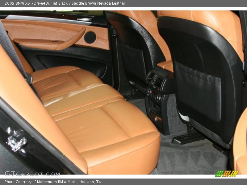 Jet Black / Saddle Brown Nevada Leather 2009 BMW X5 xDrive48i