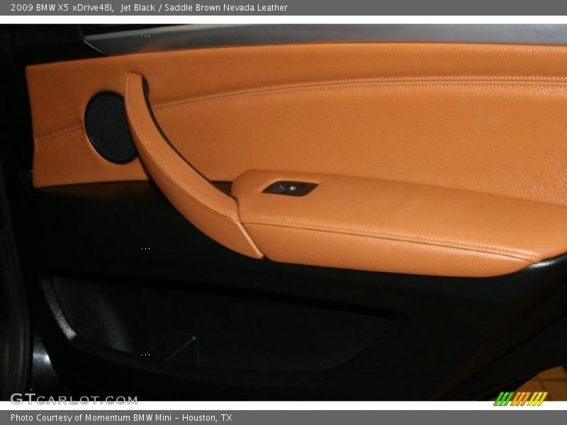 Jet Black / Saddle Brown Nevada Leather 2009 BMW X5 xDrive48i