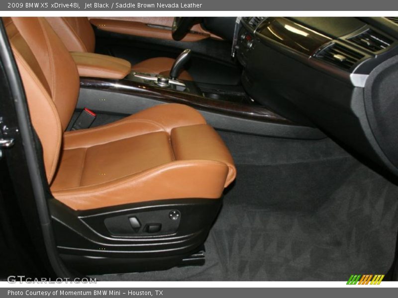 Jet Black / Saddle Brown Nevada Leather 2009 BMW X5 xDrive48i