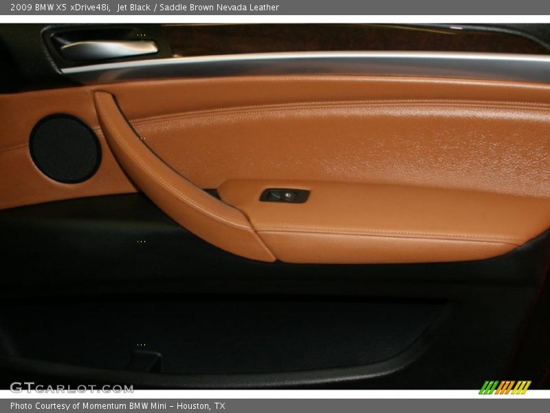 Jet Black / Saddle Brown Nevada Leather 2009 BMW X5 xDrive48i
